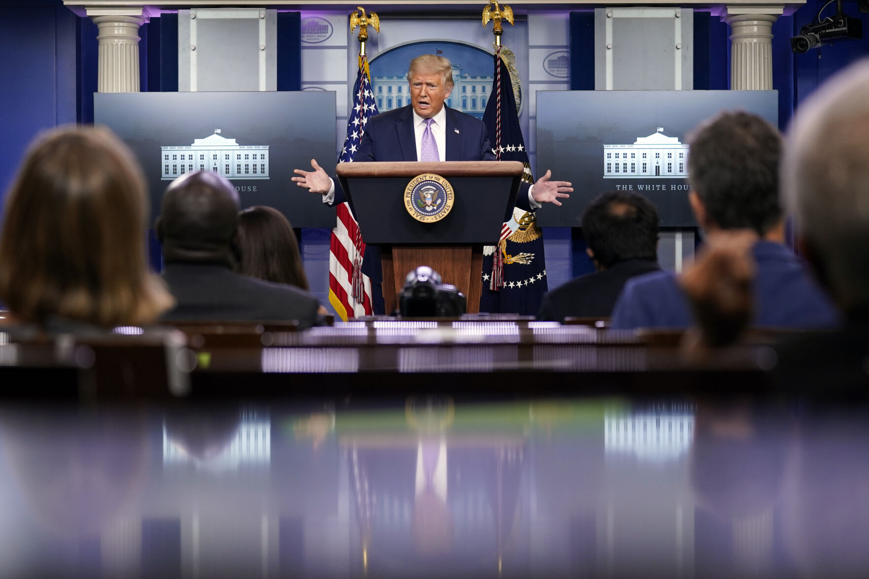 Virus Outbreak Trump